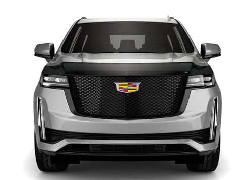 Auto Ventshade (AVS) 25970 - 2021 Cadillac Escalade High Profile Bugflector II Hood Shield - Smoke