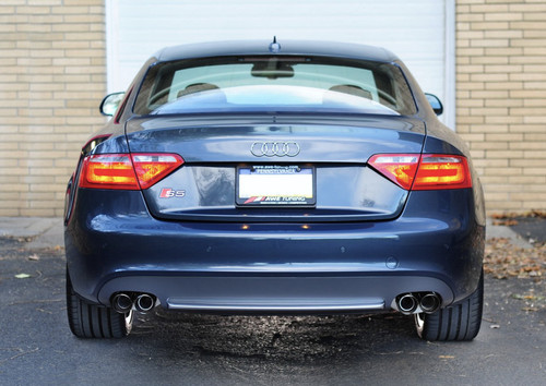 AWE 3015-42026 - Audi B8 S5 4.2L Touring Edition Exhaust System - Diamond Black Tips