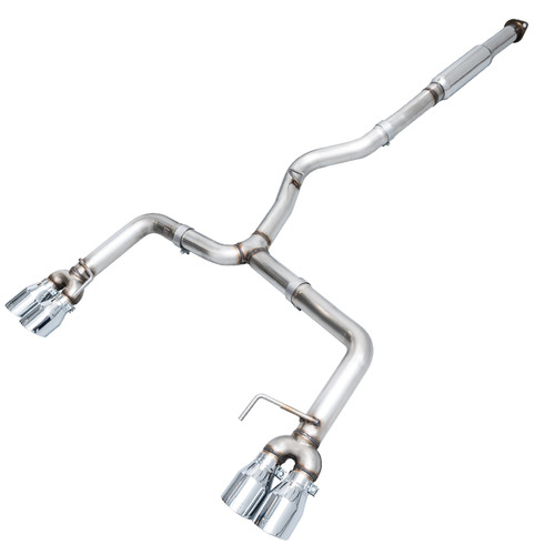 AWE 3020-42058 - Subaru WRX/STI VA/GV Sedan Track Edition Exhaust - Chrome Silver Tips (102mm)