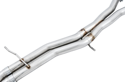 AWE 3020-43064 - Audi B9 S5 Sportback Touring Edition Exhaust - Non-Resonated (Black 102mm Tips)