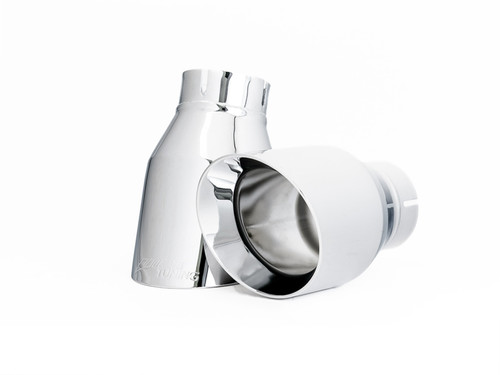 AWE 3025-32026 - Audi B9 A5 SwitchPath Exhaust Dual Outlet - Chrome Silver Tips (Includes DP and Remote)