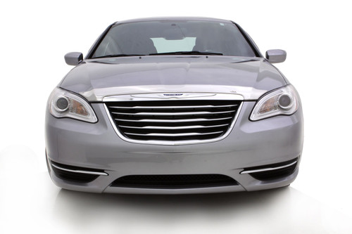 Auto Ventshade (AVS) 620037 - 11-14 Chrysler 200 Aeroskin Low Profile Hood Shield - Chrome