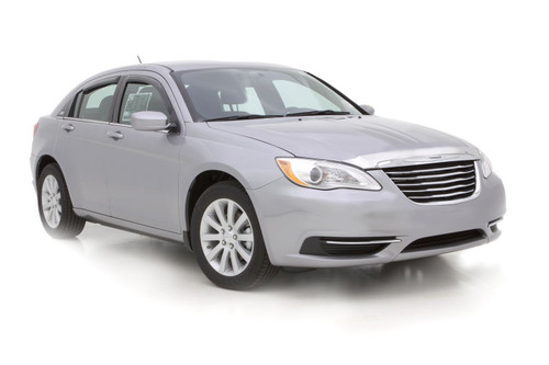 Auto Ventshade (AVS) 620037 - 11-14 Chrysler 200 Aeroskin Low Profile Hood Shield - Chrome