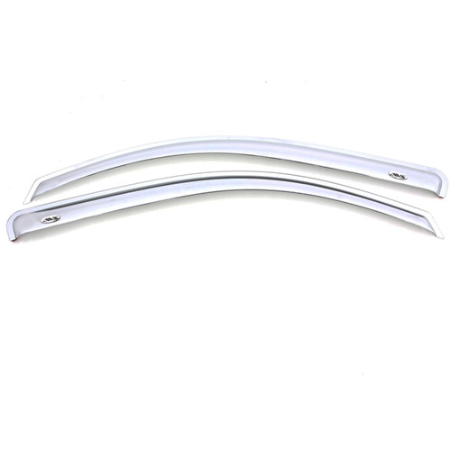 Auto Ventshade (AVS) 682956 - 99-07 Chevy Silverado 1500 Standard Cab Outside Mount Front Window Ventvisor 2pc - Chrome