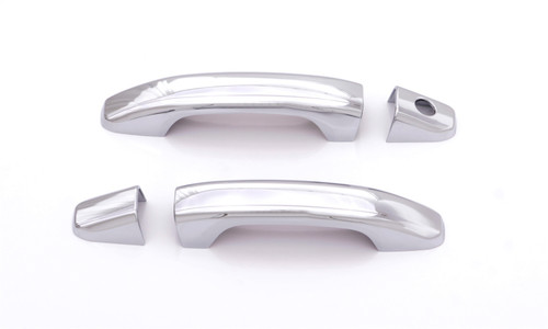 Auto Ventshade (AVS) 685414 - 14-18 Chevy Silverado 1500 Door Handle Covers (2 Door) 4pc Set - Chrome