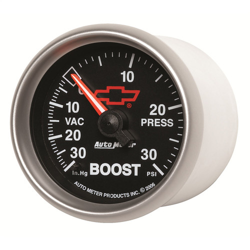 AutoMeter 3603-00406 - Sport-Comp II GM 52mm 30 PSI Mechanical Boost Vacumm Gauge
