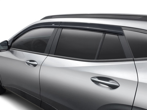 Auto Ventshade (AVS) 894116 - 2024 Chevrolet Trax Ventvisor Low Profile Deflectors 4pc - Smoke