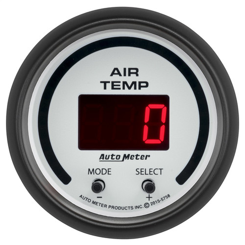 AutoMeter 5758 - Phantom 2-1/16in 0-300 Degree F Digital Dual Air Temp Gauge