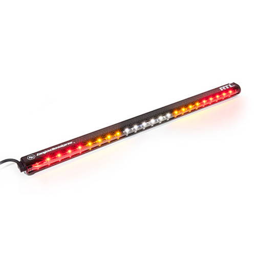 Baja Designs 103002 - 30 Inch Light Bar RTL Clear Solid Amber, White Center, Solid Amber