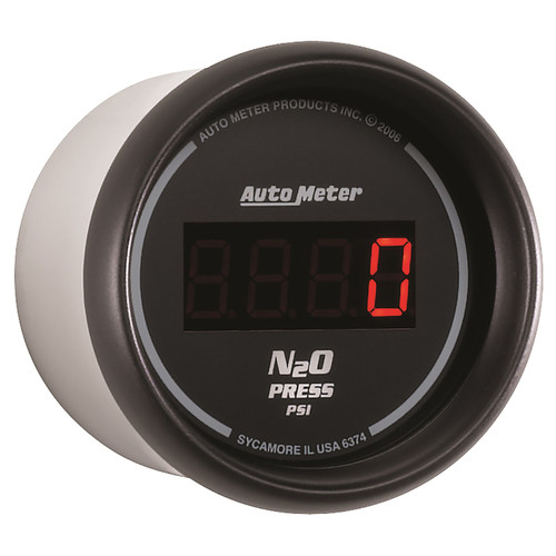 AutoMeter 6374 - Z Series 52mm Digital 0-1600 PSI Nitrous Pressure Gauge