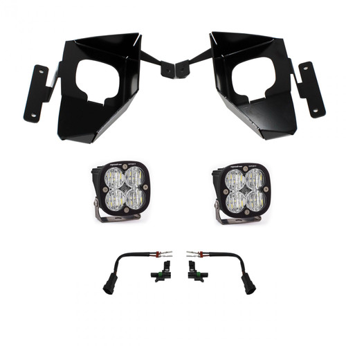 Baja Designs 447536 - Silverado 16-18 Fog Pocket Kit Squadron Sport W/C