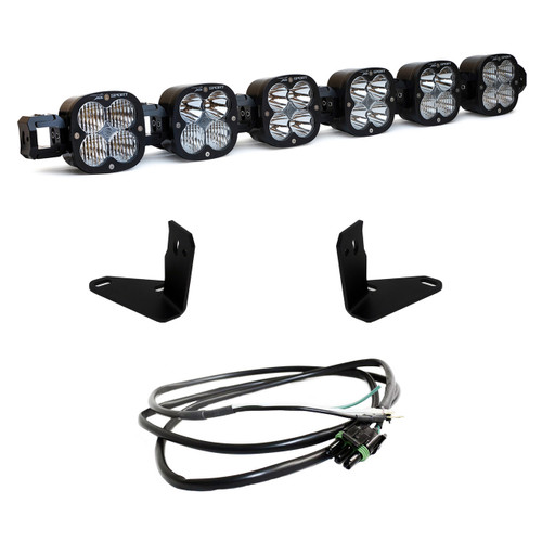 Baja Designs 447750UP - 6 XL Linkable Light Bar Kit 21-Up Ford Bronco Steel Bumper Mount w/Upfitter Baja Desgins