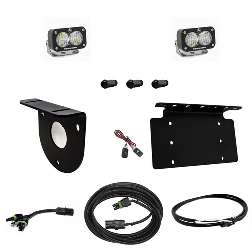Baja Designs 447764UP - Bronco Dual S2 Sport W/C Reverse Kit w/Lic Plate w/Upfitter 21-Up Ford Bronco Baja Designs 447764UP - Bronco Dual S2 Sport W/C Reverse Kit w/Lic Plate w/Upfitter 21-Up Ford Bronco