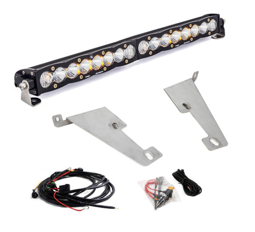 Baja Designs 448076 - 2022 Toyota Tundra 20 Inch S8 Behind Bumper Kit Clear Non-Hybrid