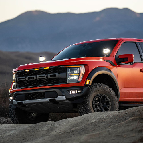 Baja Designs 448182 - S2 SAE/S2 Clear Pro Fog Pocket Kit Fits 21-On Ford Raptor