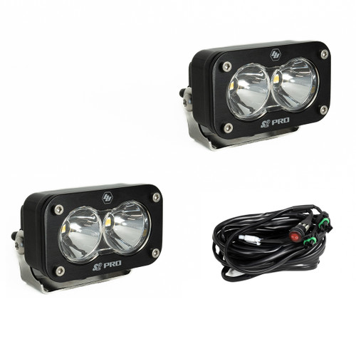 Baja Designs 487801 - LED Light Pods Spot Pattern Pair S2 Pro Series