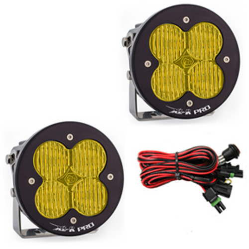 Baja Designs 537815 - LED Light Pods Baja Amber Lens Wide Cornering Pattern Pair XL R Pro Series