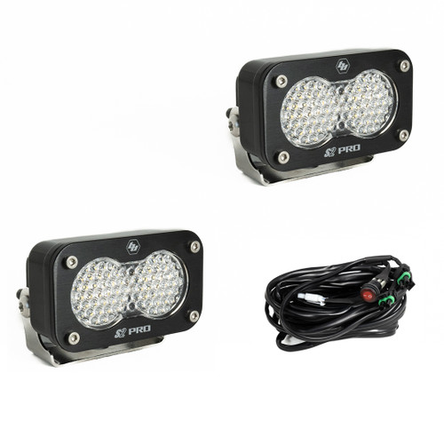 Baja Designs 487806 - LED Light Pods Work/Scene Pattern Pair S2 Pro Series