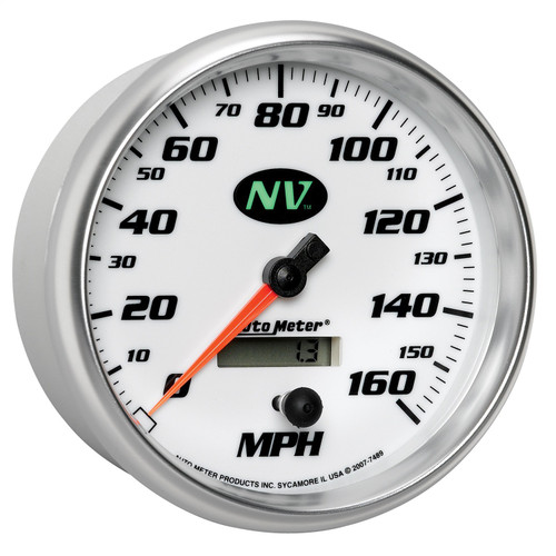 AutoMeter 7489 - Gauge Speedometer 5in. 160MPH Elec. Programmable NV