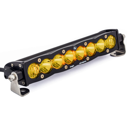 Baja Designs 701013 - 10 Inch LED Light Bar Driving Combo Baja Amber Lens Pattern S8 Series
