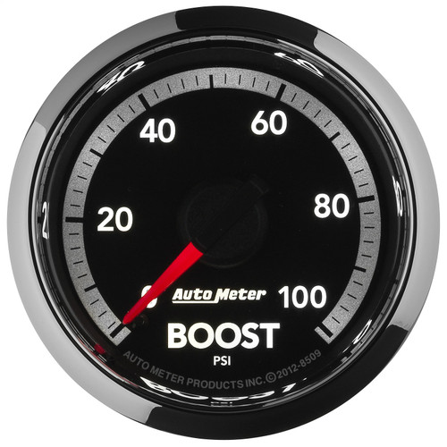 AutoMeter 8509 - Gen4 Dodge Factory Match 52.4mm Mechanical 0-100 PSI Boost Gauge