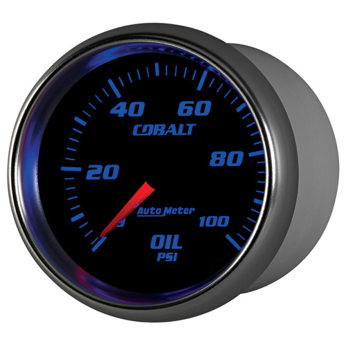 AutoMeter 7921 - Cobalt 66mm 0-100 PSI Oil Pressure Gauge