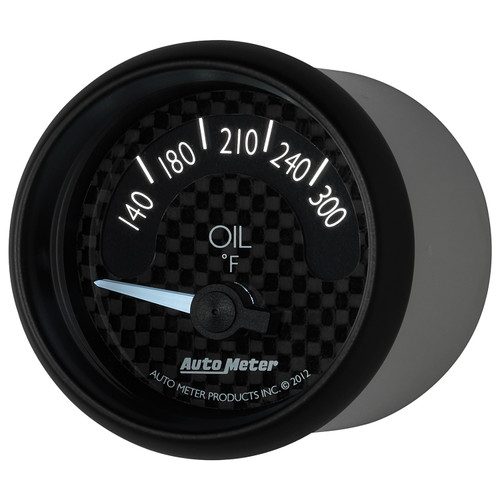 AutoMeter 8048 - GT Series 52mm Short Sweep Electronic 140-300 Deg F Oil Temperature