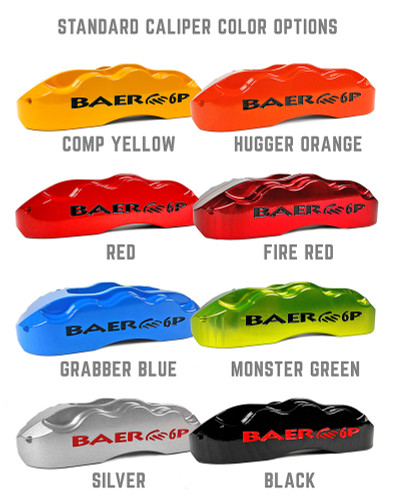 Baer Brakes 4301107R - Brake System 14 Inch Front Extreme+ Red 78-87 GM G Body Modified Stock Spindles