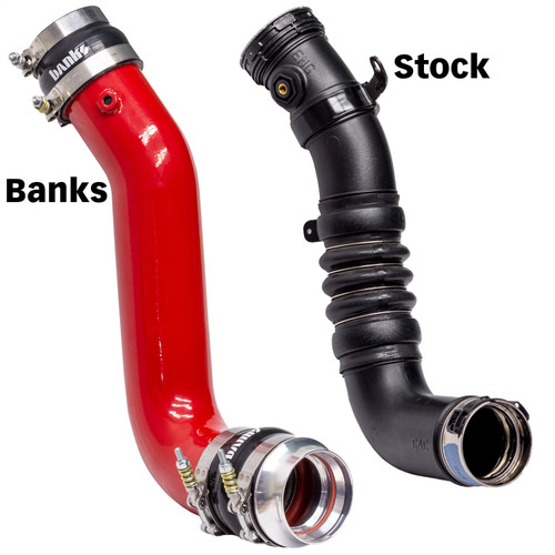 Banks Power 25999 - Boost Tube Upgrade Kit Red Powder Coated (Set) for 17-19 Chevy/GMC 2500/3500 6.6L Duramax L5P