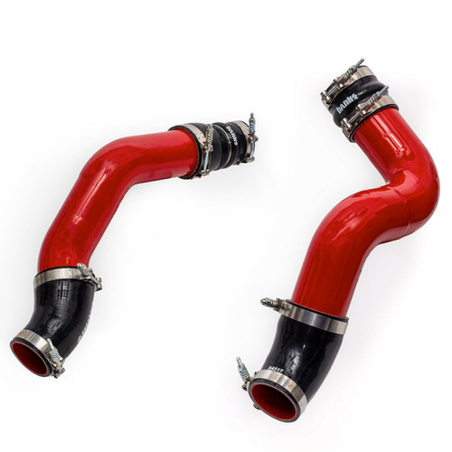 Banks Power 26006-PC - Boost Tube Upgrade Kit Fits 19-24 Ram 2500/3500 6.7L Cummins Red Powdercoat