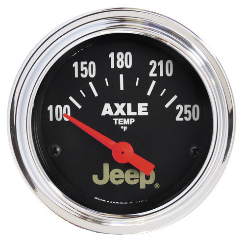 AutoMeter 880431 - Jeep 52.4mm Short Sweep Electronic 100-250 Def F Axle Temperature Gauge