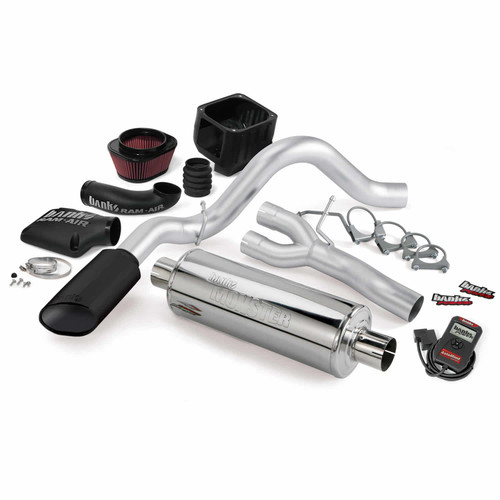 Banks Power 48046-B - 10 Chevy 5.3L CCSB FFV Stinger System - SS Single Side-Exit Exhaust w/ Black Tip