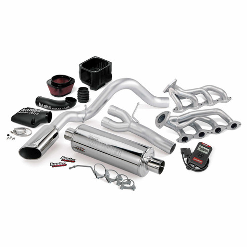 Banks Power 48082 - 10 Chevy 5.3L CCSB FFV PowerPack System - SS Single Side-Exit Exhaust w/ Chrome Tip