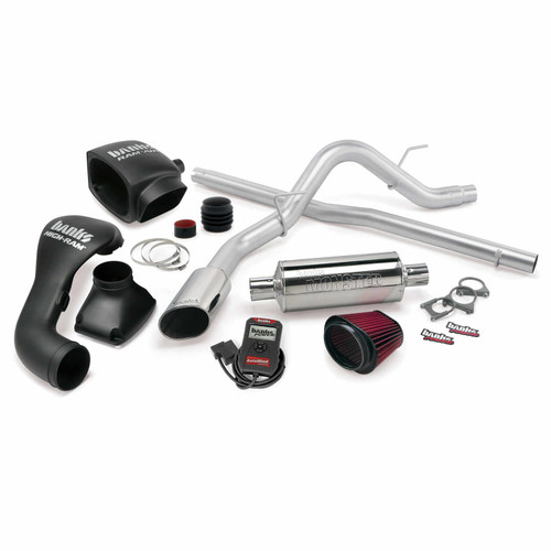 Banks Power 48485 - 04-08 Ford 5.4L F-150 CCSB Stinger System - SS Single Exhaust w/ Chrome Tip
