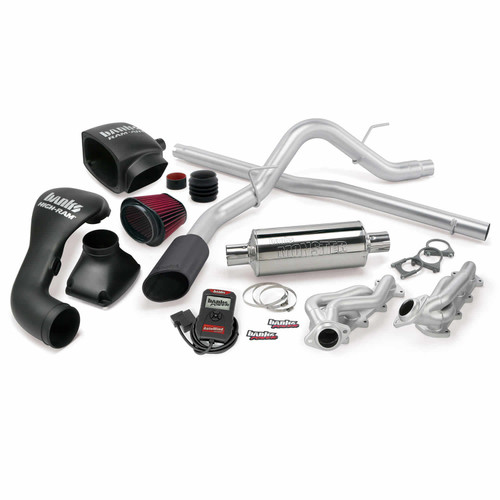 Banks Power 48532-B - 04-08 Ford 5.4L F-150 ECSB PowerPack System - SS Single Exhaust w/ Black Tip