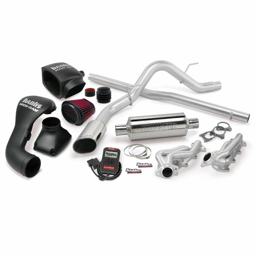 Banks Power 48533 - 04-08 Ford 5.4L F-150 SCLB/ECMB PowerPack System - SS Single Exhaust w/ Chrome Tip