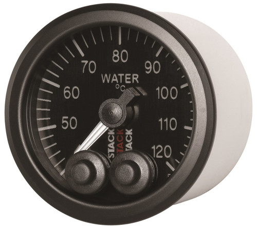 AutoMeter ST3507 - Stack 52mm 40-120 Deg C 1/8in NPTF Male Pro-Control Water Temp Gauge - Black