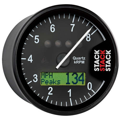 AutoMeter ST700SR-A - Stack Display Tachometer 0-8K RPM - Black