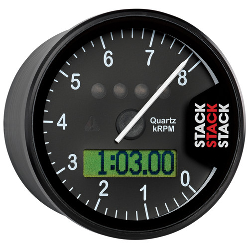 AutoMeter ST700SR-A - Stack Display Tachometer 0-8K RPM - Black