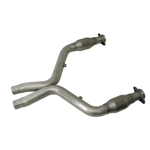 BBK 1658 - 11-14 Mustang 5.0 Short Mid X Pipe With Catalytic Converters 3.0 For  Long Tube Headers