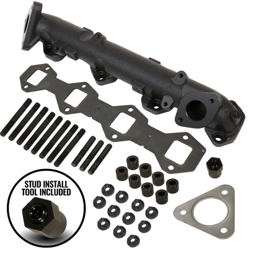 BD Diesel 1043005 - 11-16 Ford F350/F450/F550 Cab-Chassis 6.7L Power Stroke Exhaust Manifold Passenger Side