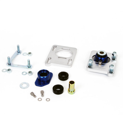 BBK 2527 - 94-04 Mustang Caster Camber Plate Kit - Silver Anodized Finish