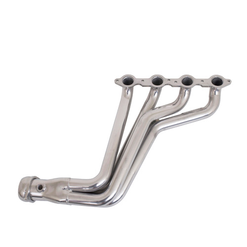 BBK 40210 - 10-15 Camaro LS3 L99 Long Tube Exhaust Headers With Converters - 1-3/4 Silver Ceramic