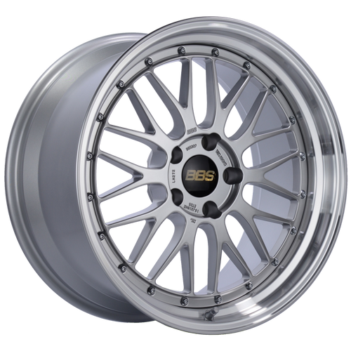 BBS LM272DSPK - LM 19x10 5x120 ET25 Diamond Silver Center Diamond Cut Lip Wheel -82mm PFS/Clip Required