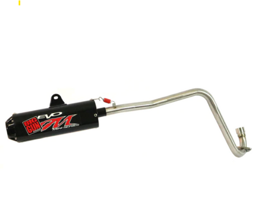 Big Gun 10-4903-BK - 08-23 Kawasaki KFX 90 Evo M Series Black Out Full System Exhaust