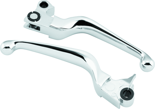Bikers Choice 482711 - 96-16 BigTwin 96-03 XL Chrome Lever Set Cable Clutch Only