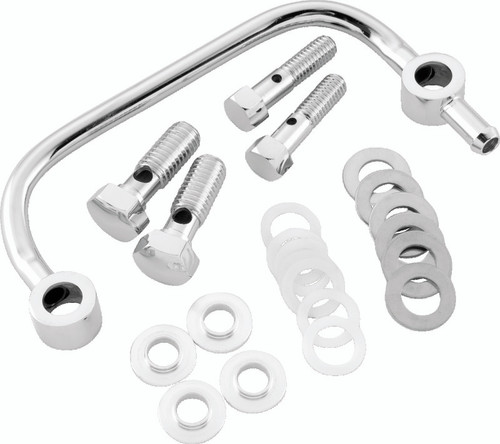 Bikers Choice 482723 - 96-06 Big Twin Chrome Head Breather Kit