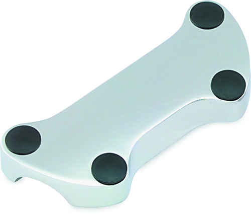 Bikers Choice 490145 - 74-Up Chrome Handlebar Clamp Without Skirt Replaces H-D 56170-83T
