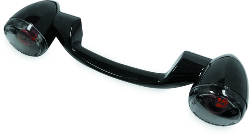 Bikers Choice 491159 - 91-08 Touring 86-17 FLST Narrow Black Rear Turn Signal Bar Kit W/Smoke Lens