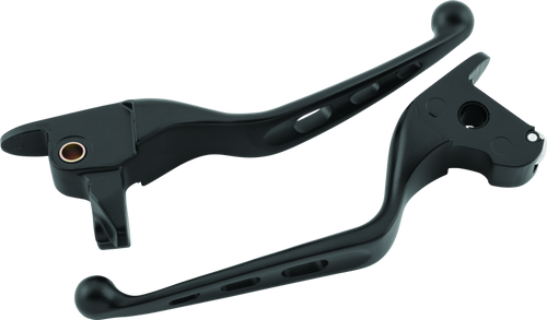 Bikers Choice 491155 - 14-Up Touring Black Tri-Hole Lever Set